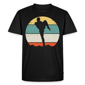 Muay Thai - Men's Premium T-Shirt - black - Front - Nico (187cm)
