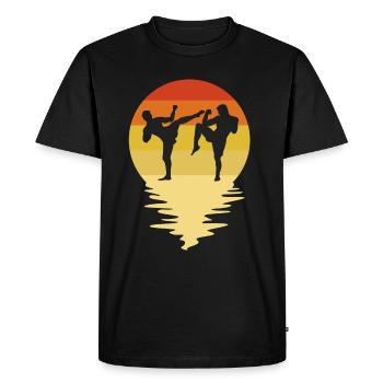 Muay Thai - Men's Premium T-Shirt - black - Front - Nico (187cm)