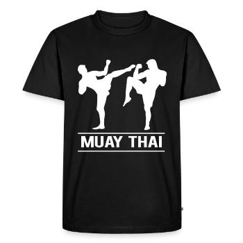 Muay Thai - Men's Premium T-Shirt - black - Front - Nico (187cm)
