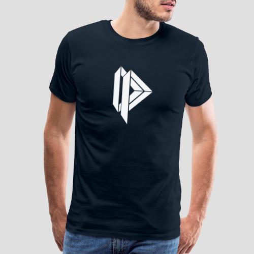 DJ Logo 2.0 [White] - Men's Premium T-Shirt