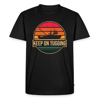 Tugboat Quote For A Tug Captain Tug Life - Men's Premium T-Shirt - black - Front - Nico (187cm)