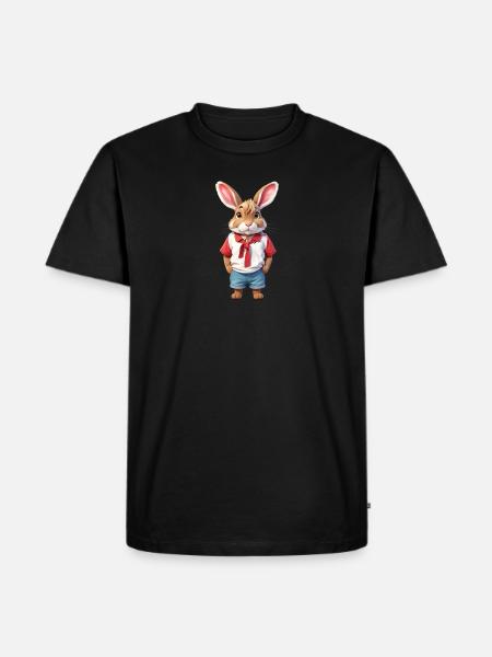 Default On the white mono - Men's Premium T-Shirt - black