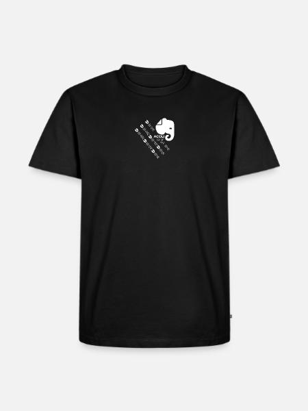 Acoli Side TV Graphic Pattern - Men's Premium T-Shirt - black