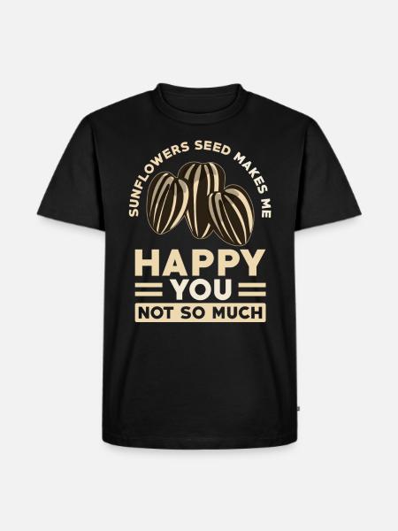 Sunflower Seeds - Men's Premium T-Shirt - black
