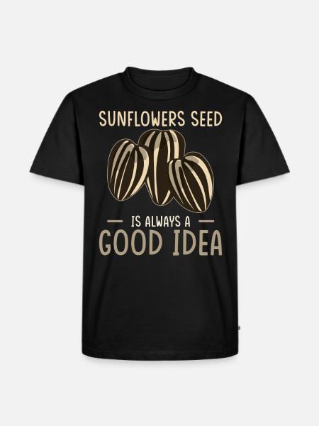 Sunflower Seeds - Men's Premium T-Shirt - black