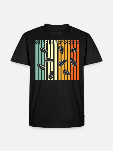 Sunflower Seeds - Men's Premium T-Shirt - black