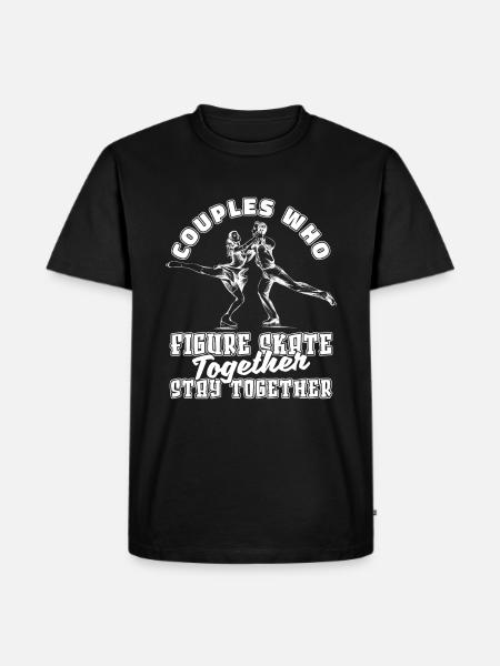 Figure Skating Couple - Men's Premium T-Shirt - black