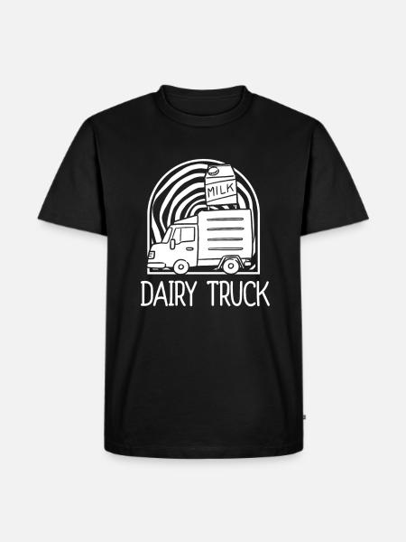 Milk Milk Truck - Men's Premium T-Shirt - black