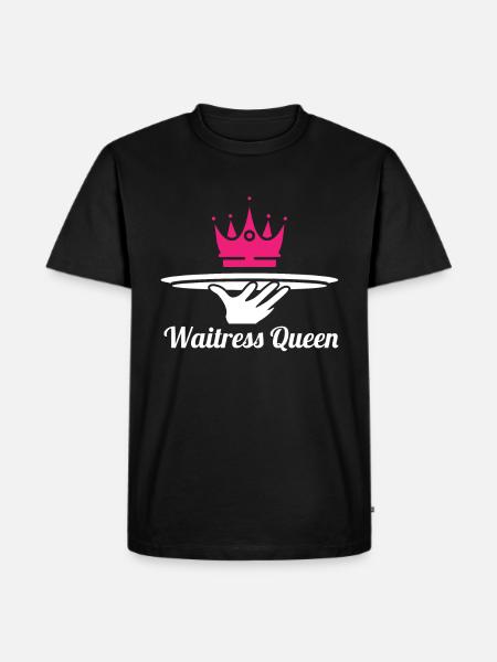 Waiter Waitress Queen - Men's Premium T-Shirt - black
