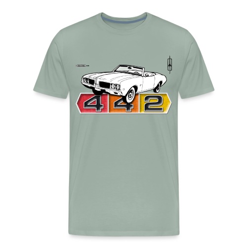 Oldsmobile 442 convertible - Men's Premium T-Shirt
