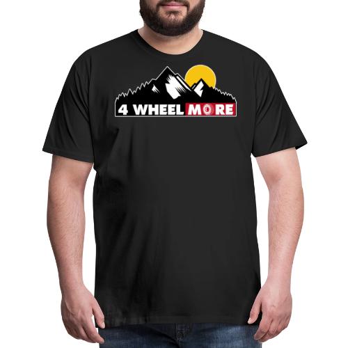4 wheel More Logo - Men's Premium T-Shirt
