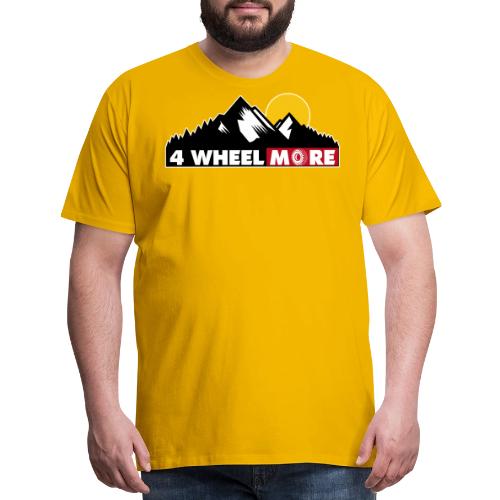 4 wheel More Logo - Men's Premium T-Shirt