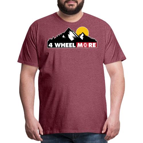 4 wheel More Logo - Men's Premium T-Shirt
