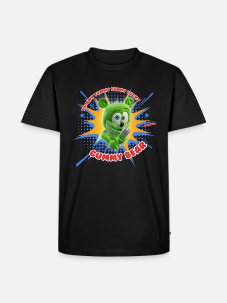 Funny Lucky Gummy Bear - Men's Premium T-Shirt - black
