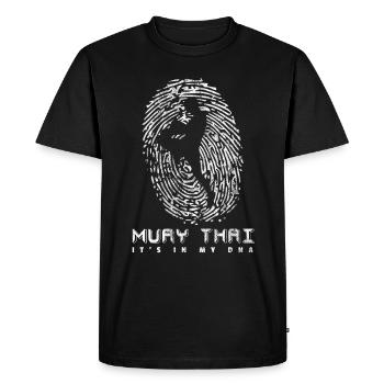 Muay Thai DNA - Men's Premium T-Shirt - black - Front - Nico (187cm)