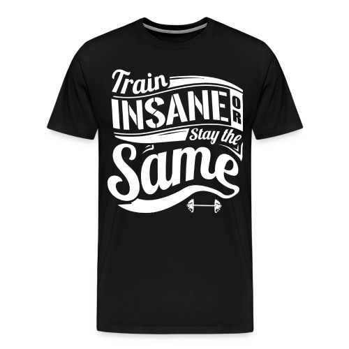 Train Gym Quotes Sports - Men's Premium T-Shirt