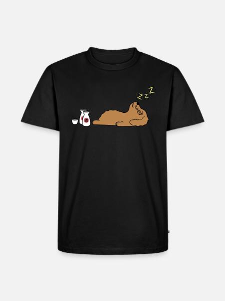 Goldendoodle Sake Drunk - Men's Premium T-Shirt - black