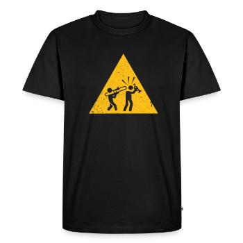 Trombone Trombonist - Men's Premium T-Shirt - black - Front - Nico (187cm)