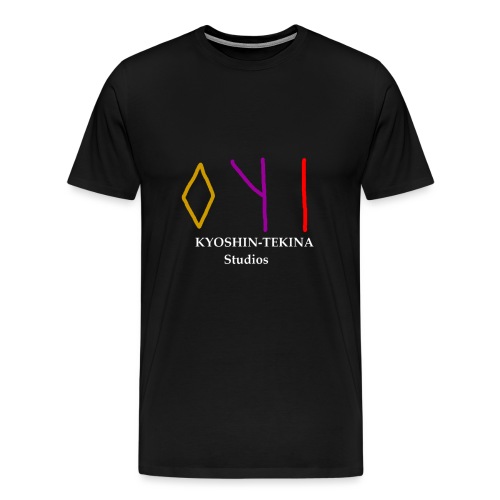 Kyoshin-Tekina Studios logo (white text) - Men's Premium T-Shirt