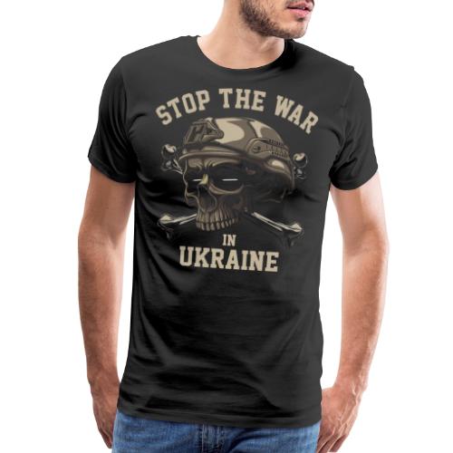 ukraine stop war peace - Men's Premium T-Shirt