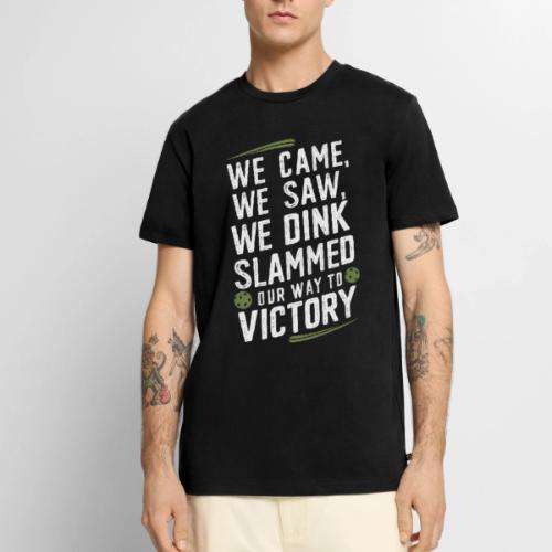 Dink Your Way to Victory! Funny Pickleball Design - Men's Premium T-Shirt