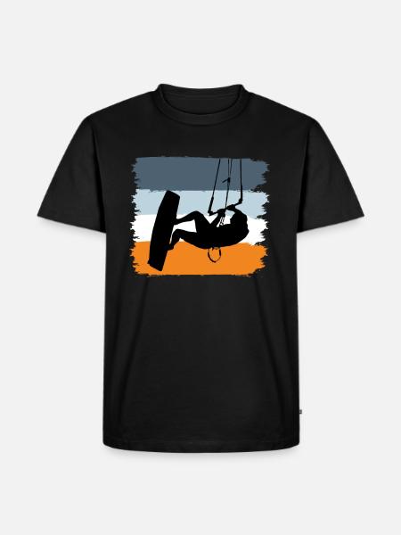 Kite Surfing Gift Kite - Men's Premium T-Shirt - black