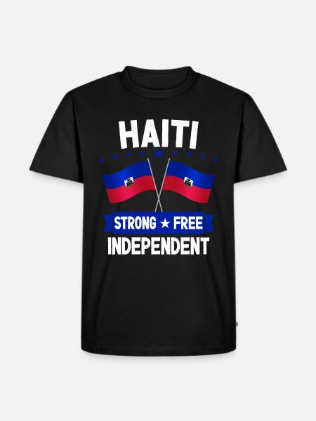 Haiti - Men's Premium T-Shirt - black
