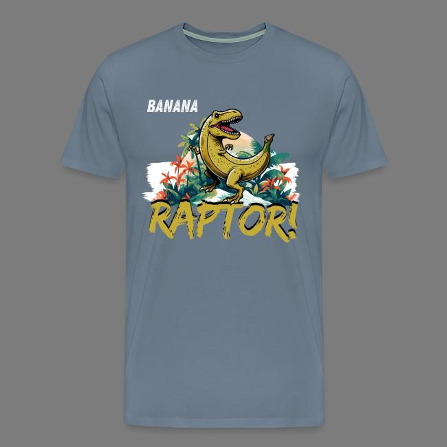 Funny Banana Raptor T-Rex Design