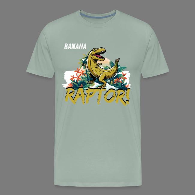 Funny Banana Raptor T-Rex Design