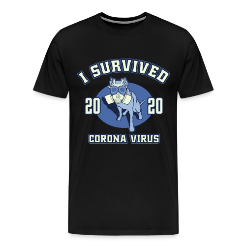 I Survived Corona virus 2020 - Men's Premium T-Shirt