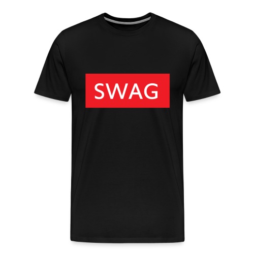 Swag red Hoodie - Men's Premium T-Shirt