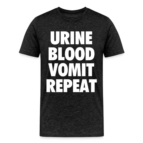 urine-blood-vomit - Men's Premium T-Shirt