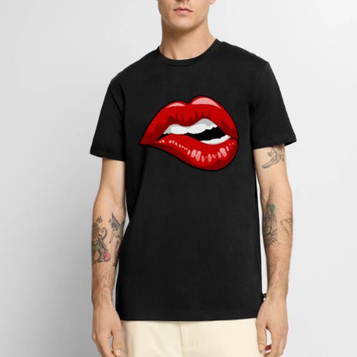 Lip Bite - Men's Premium T-Shirt
