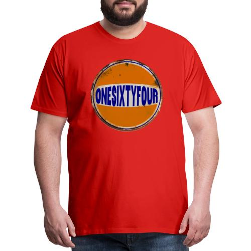 One Sixty Four --vintage auto inspired orange - Men's Premium T-Shirt