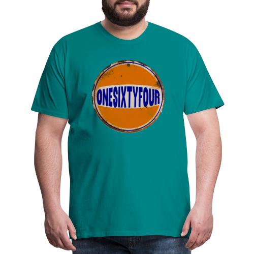 One Sixty Four --vintage auto inspired orange - Men's Premium T-Shirt