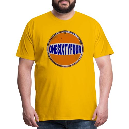 One Sixty Four --vintage auto inspired orange - Men's Premium T-Shirt