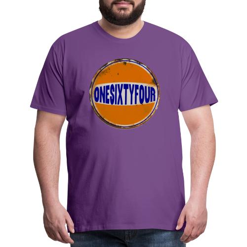 One Sixty Four --vintage auto inspired orange - Men's Premium T-Shirt