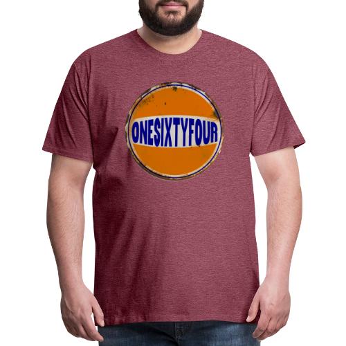 One Sixty Four --vintage auto inspired orange - Men's Premium T-Shirt
