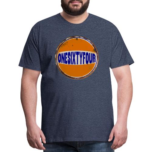 One Sixty Four --vintage auto inspired orange - Men's Premium T-Shirt