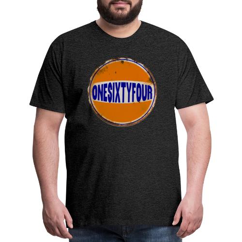 One Sixty Four --vintage auto inspired orange - Men's Premium T-Shirt