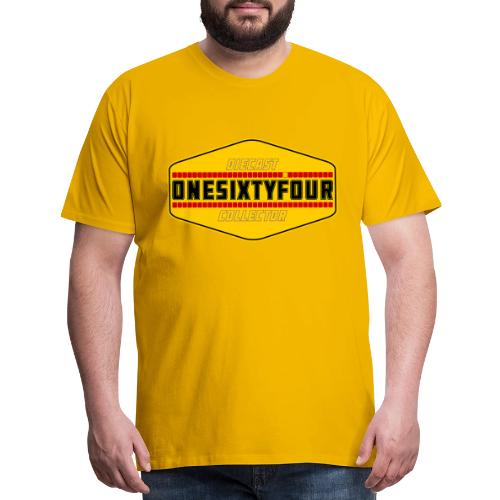 One Sixty Four -- vintage auto inspired yellow - Men's Premium T-Shirt