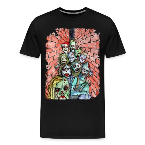 back alley horde - Men's Premium T-Shirt