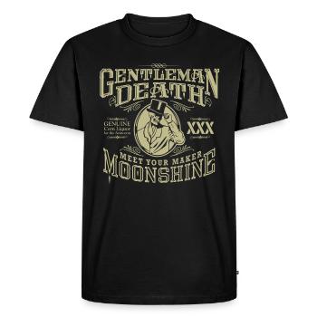 Gentleman Death Moonshine - Men's Premium T-Shirt - black - Front - Nico (187cm)