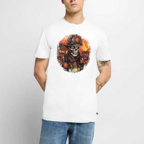 Skeletons Firefighter / fireman skeleton - Men's Premium T-Shirt