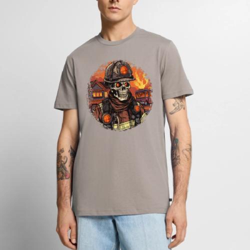 Skeletons Firefighter / fireman skeleton - Men's Premium T-Shirt