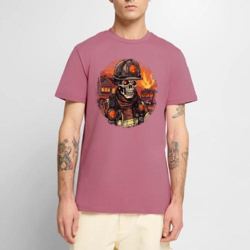 Skeletons Firefighter / fireman skeleton - Men's Premium T-Shirt