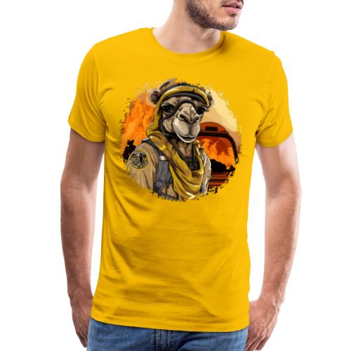 Camel Firefighter - Men's Premium T-Shirt