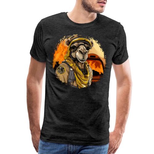 Camel Firefighter - Men's Premium T-Shirt