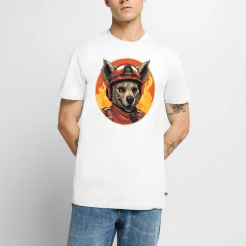 Firefighter hyena - Men's Premium T-Shirt