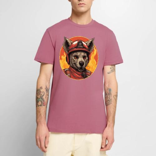 Firefighter hyena - Men's Premium T-Shirt